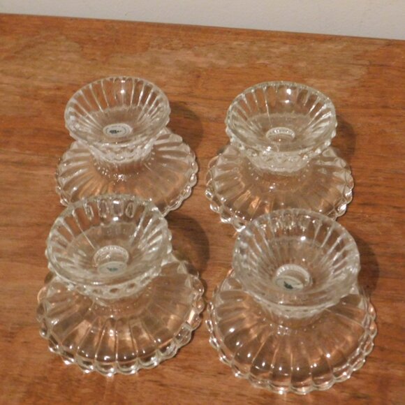 Partylite Set of Versatile Glass Candle Holders - Picture 6 of 7